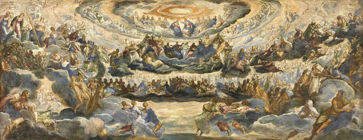 Koronacja Raju Dziewicy autorstwa Jacopo Robusti Tintoretto