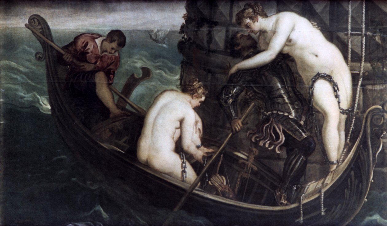 Wyzwolenie Arsinoe po 1560-1594 autorstwa Jacopo Robusti Tintoretto
