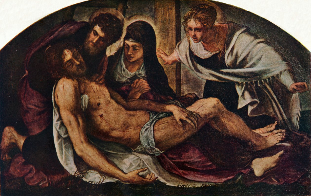 Złożenie, 1563, 1930. autorstwa Jacopo Robusti Tintoretto