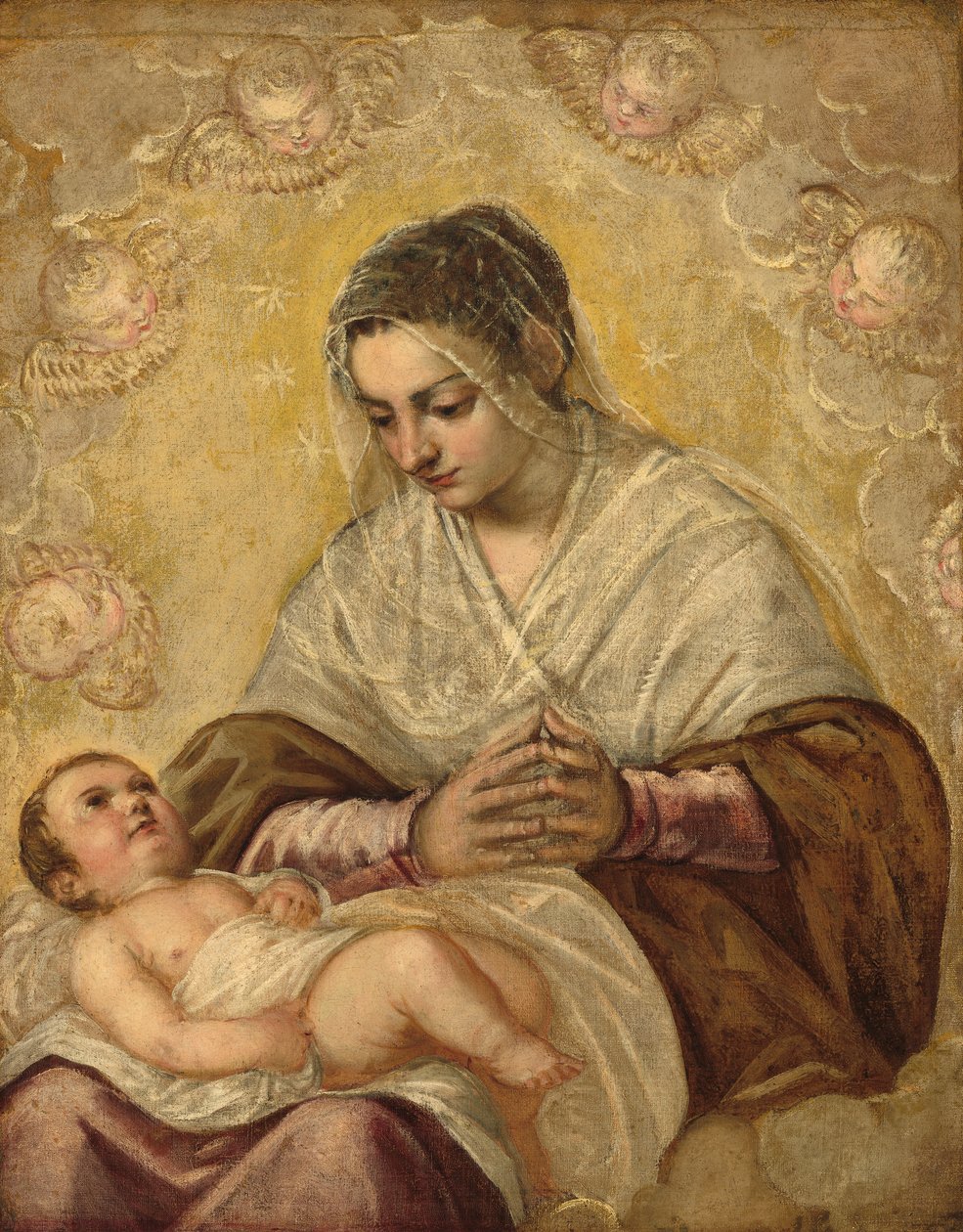 Madonna Gwiazd, ok. 1550-90 autorstwa Jacopo Robusti Tintoretto