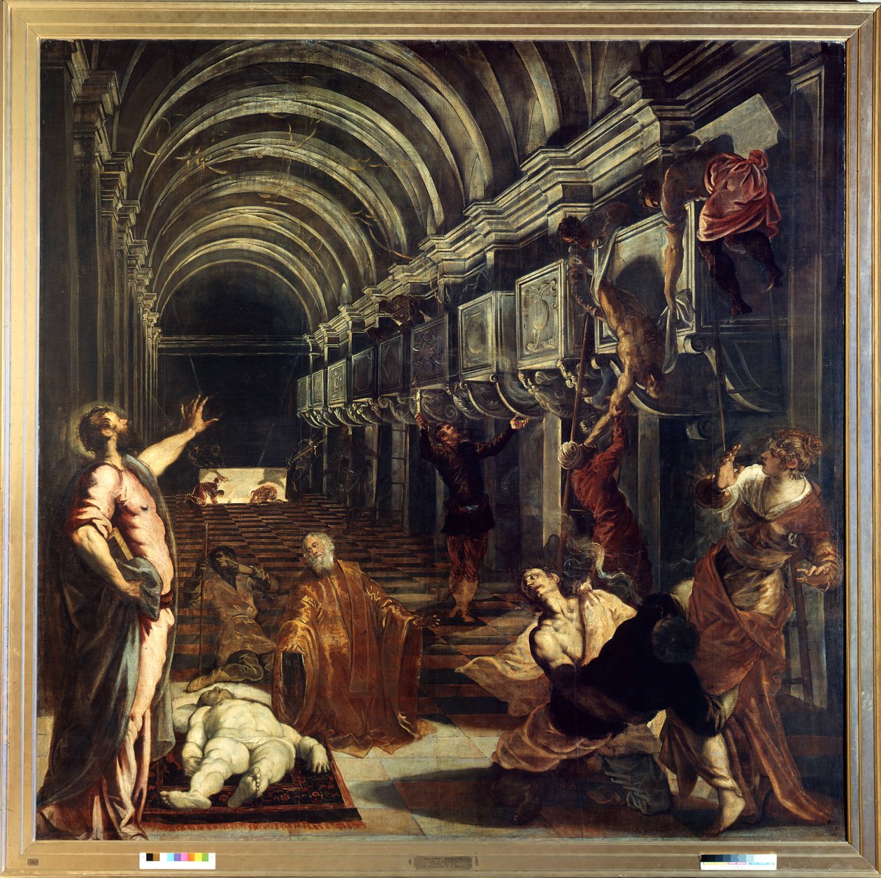 Odkrycie ciała św. Marka autorstwa Jacopo Robusti Tintoretto