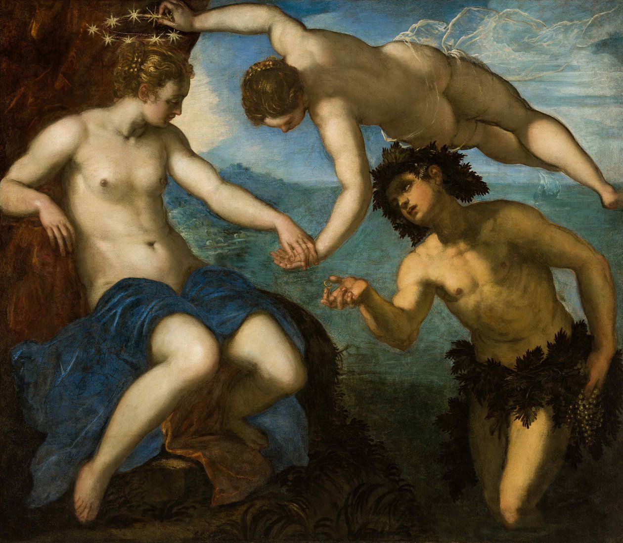 Ślub Bachusa i Ariadny, 1578. autorstwa Jacopo Robusti Tintoretto