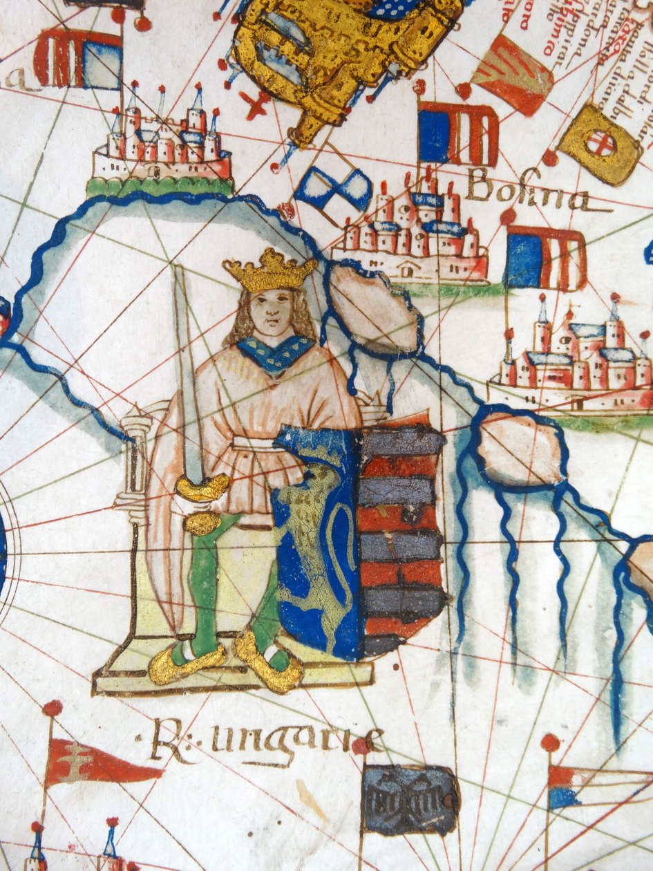 Renesansowa mapa Europy, Jacopo Russo (po), 1528 autorstwa Jacopo Russo