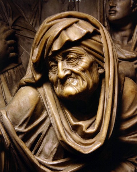 Zmartwychwstanie utopionej dziewczyny, szczegół autorstwa Jacopo Sansovino