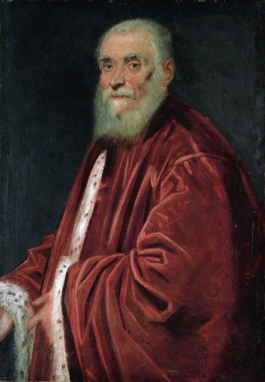 angielski: Portret senatora Marco Grimaniego (zm. 1583) autorstwa Jacopo Tintoretto