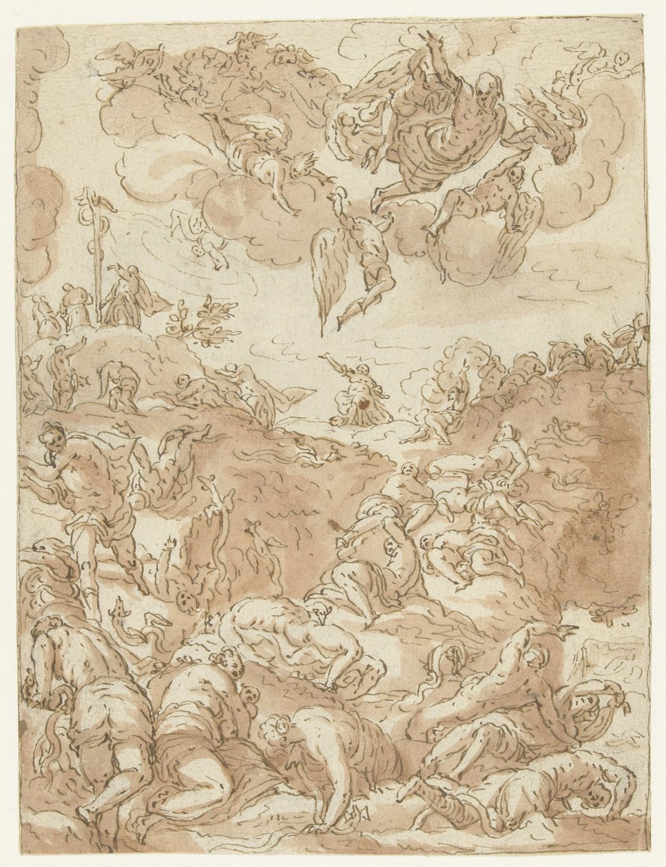 Wznoszenie miedzianego węża autorstwa Jacopo Tintoretto