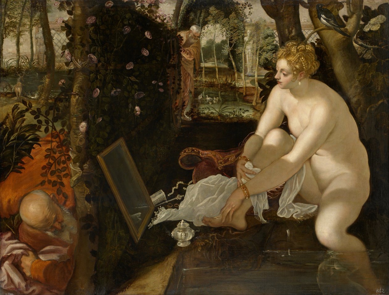 Zuzanna i Starsi autorstwa Jacopo Tintoretto