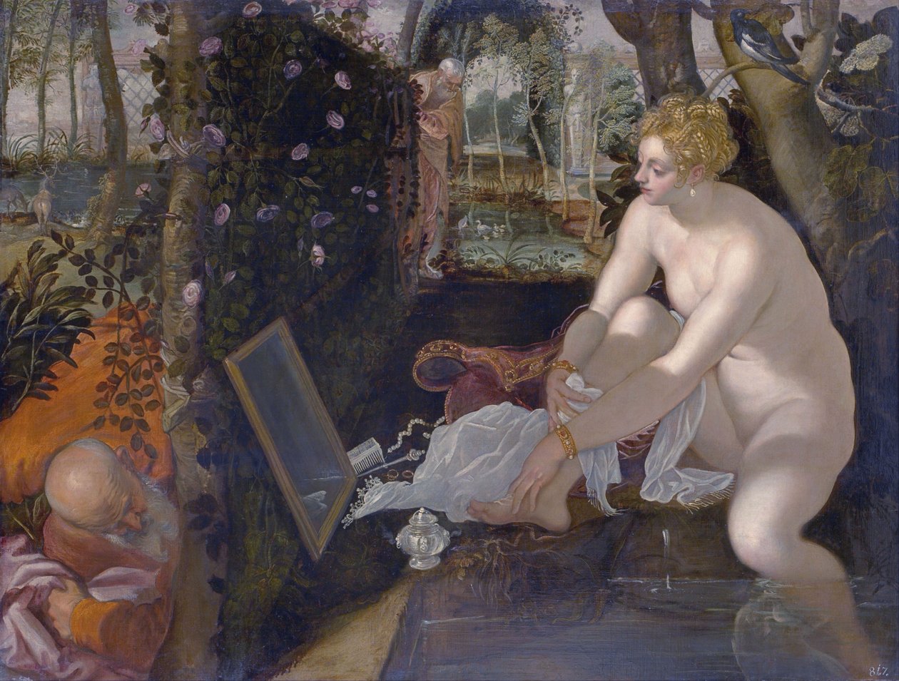 Zuzanna i Starsi autorstwa Jacopo Tintoretto