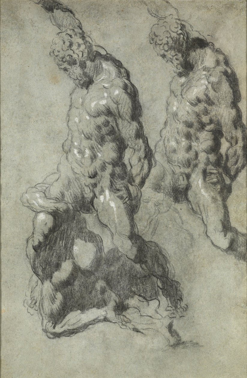 Dwie analizy Samsona zabijającego Filistynów autorstwa Jacopo Tintoretto