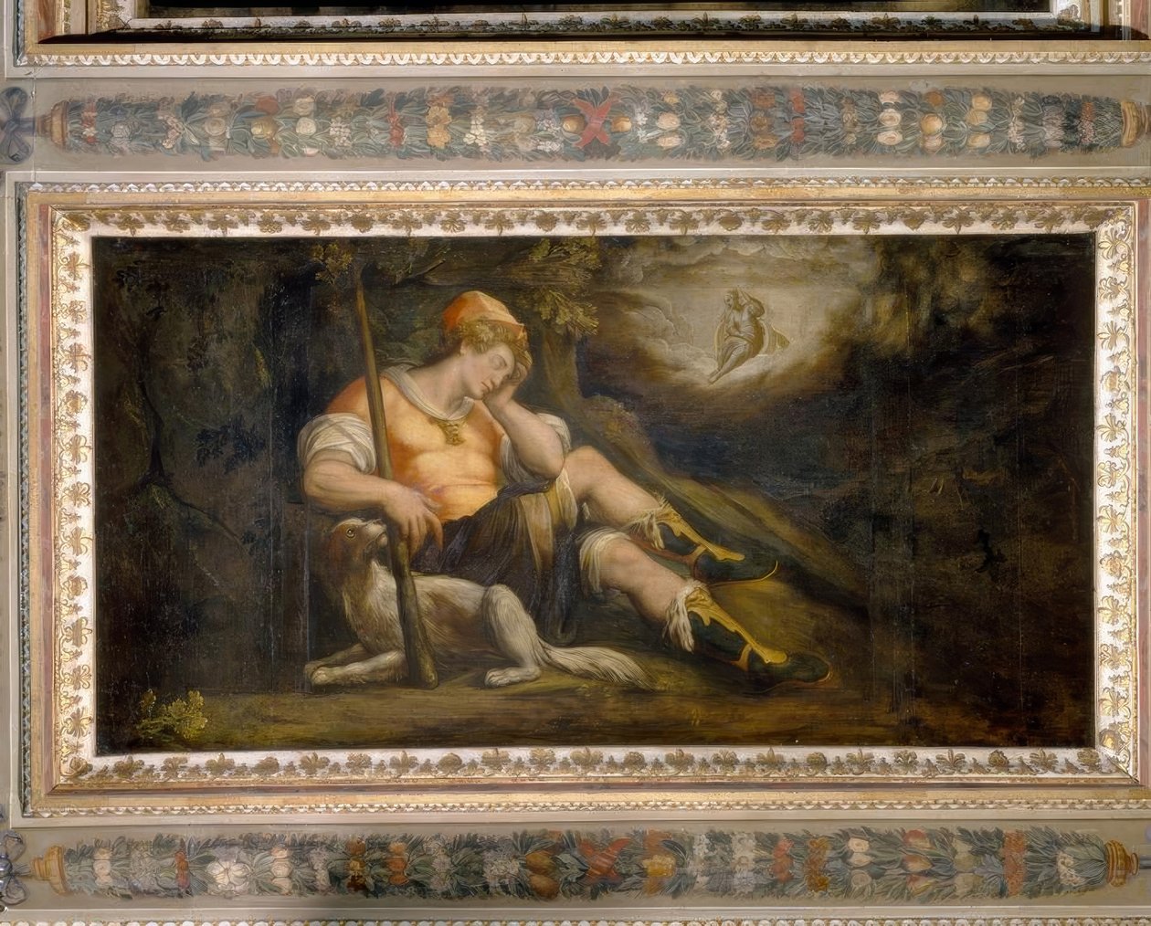 Diana i Endymion autorstwa Jacopo Zucchi