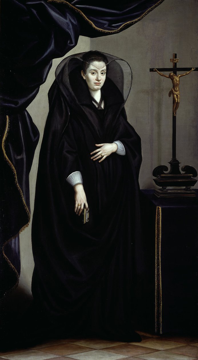 Portret szlachcianki ubranej w żałobę autorstwa Jacopo da Empoli