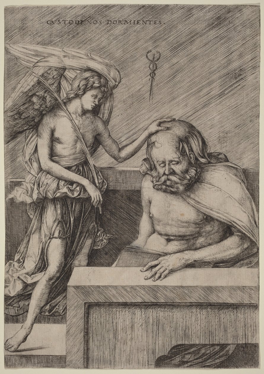 Strzeż nas, gdy śpimy (Anioł Stróż) autorstwa Jacopo de