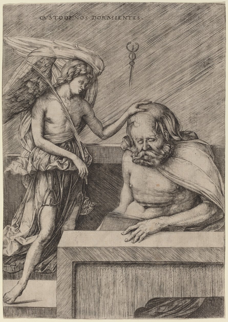 Anioł Stróż, ok. 1509 autorstwa Jacopo de Barbari