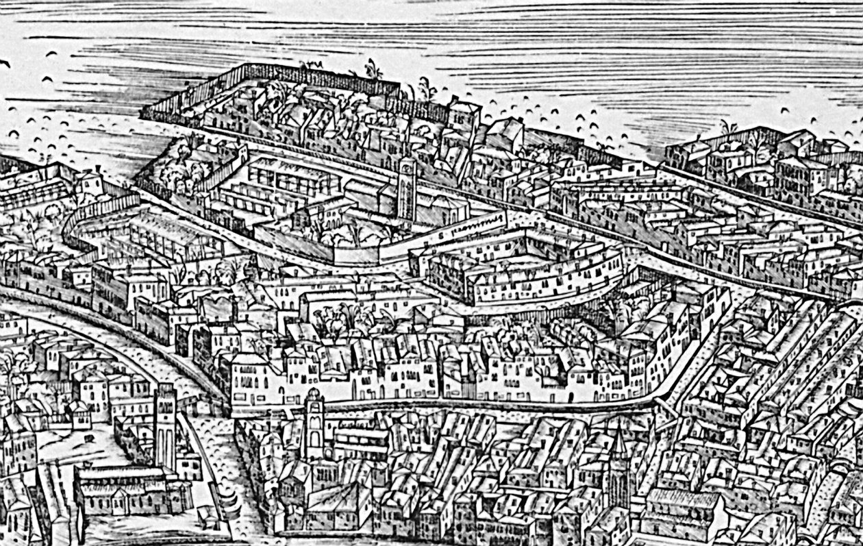 Duży plan perspektywiczny - Wenecja, ok. 1500 (detal 416593) autorstwa Jacopo de Barbari