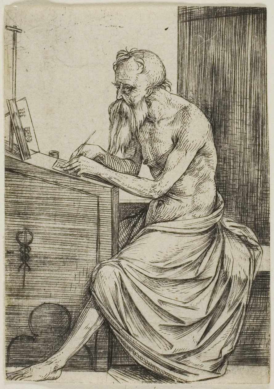 St. Jerome autorstwa Jacopo de