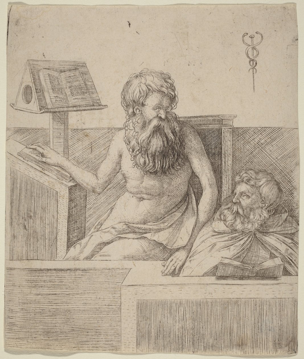 Dwóch filozofów autorstwa Jacopo de