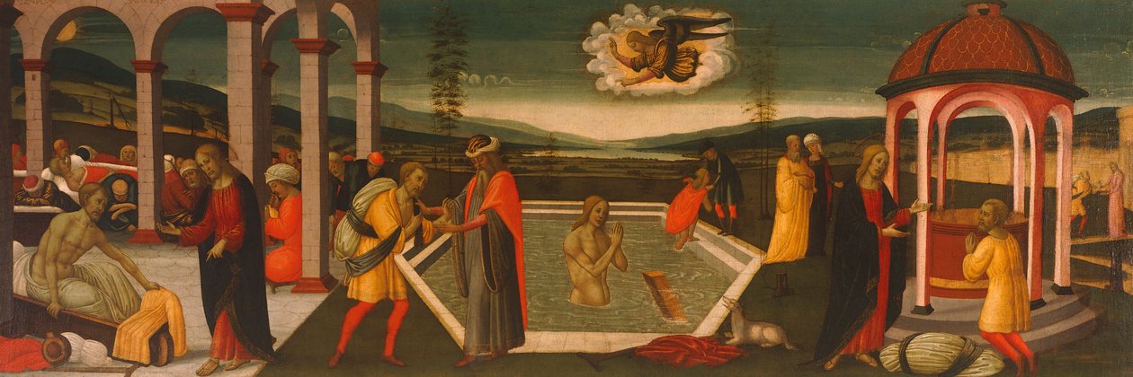 Sadzawka Bethesda – Jacopo del Sellaio (1441-1493) autorstwa Jacopo del Sellaio