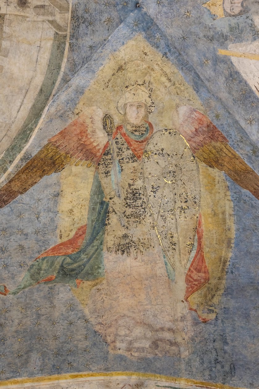 Alegoria Twierdzy, Detal sklepienia (fresk) autorstwa Jacopo di Cione