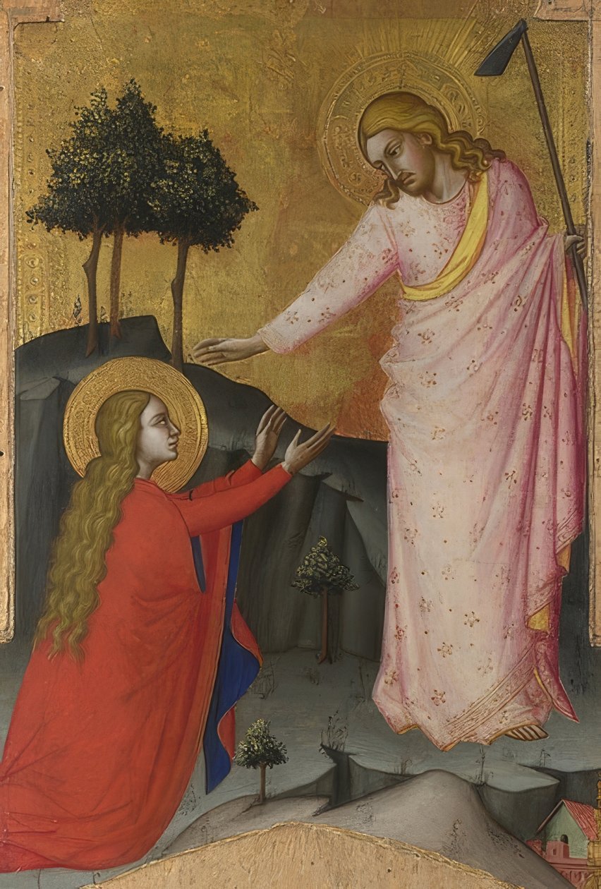 Nie dotykaj mnie. Um 1368-70 autorstwa Jacopo di Cione