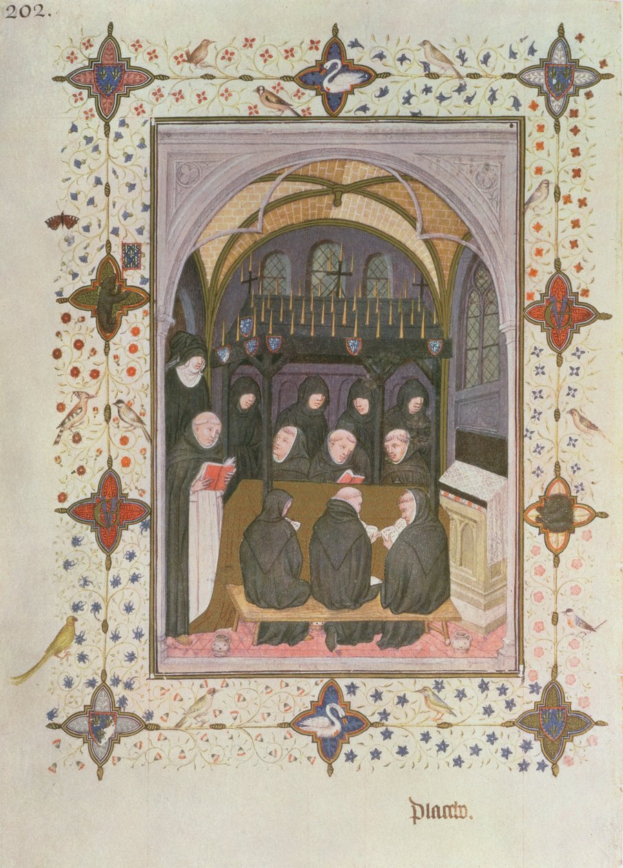 MS 11060-11061 Urzędy zmarłych: ceremonie pogrzebowe autorstwa Jacquemart de Hesdin