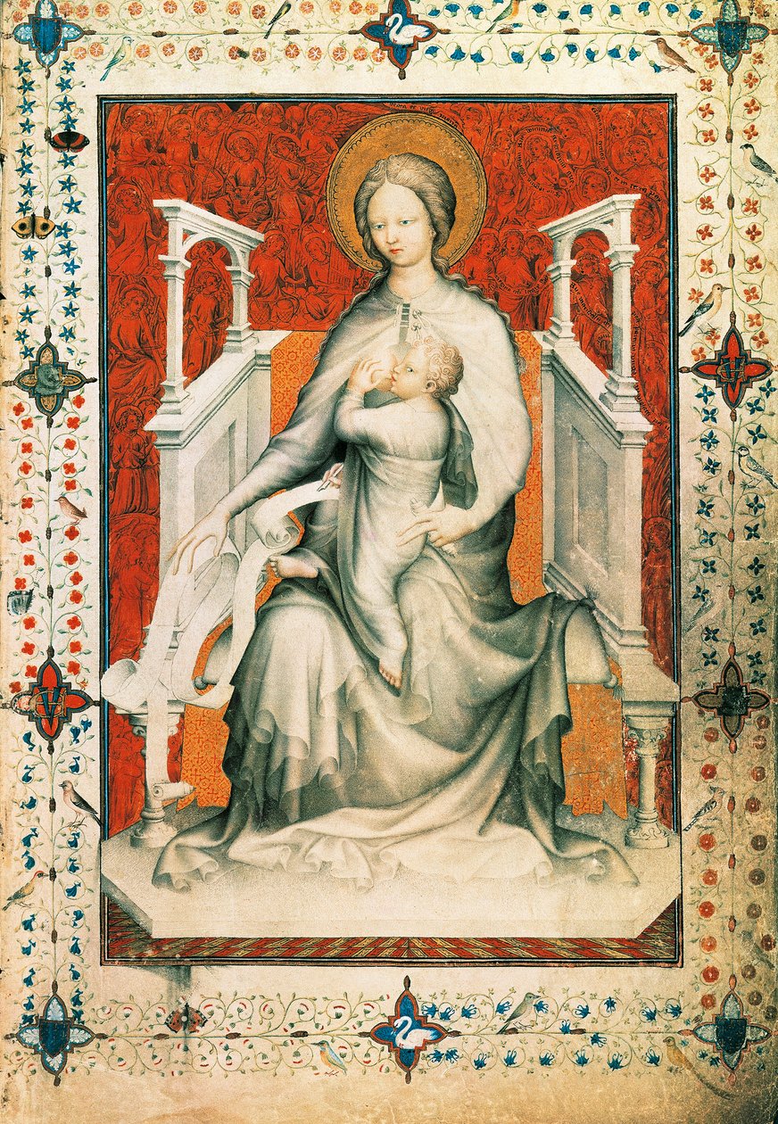 Madonna z dzieciątkiem autorstwa Jacquemart de Hesdin