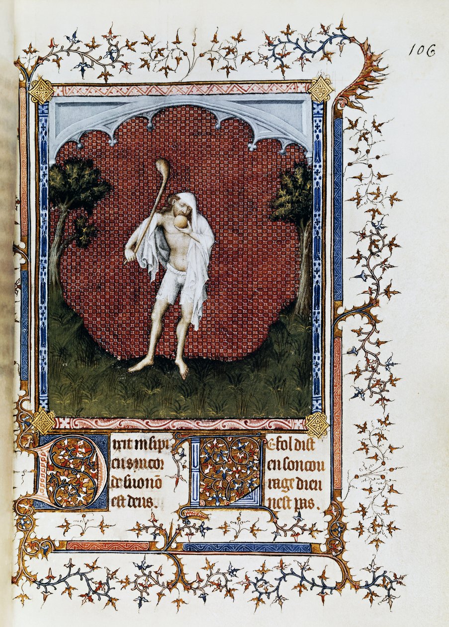 Tłumy, miniatura autorstwa Jacquemarta de Hesdina (1348-1413) z Petites Heures Jeana de France, Duc de Berry, ok. 1386 r. autorstwa Jacquemart de Hesdin