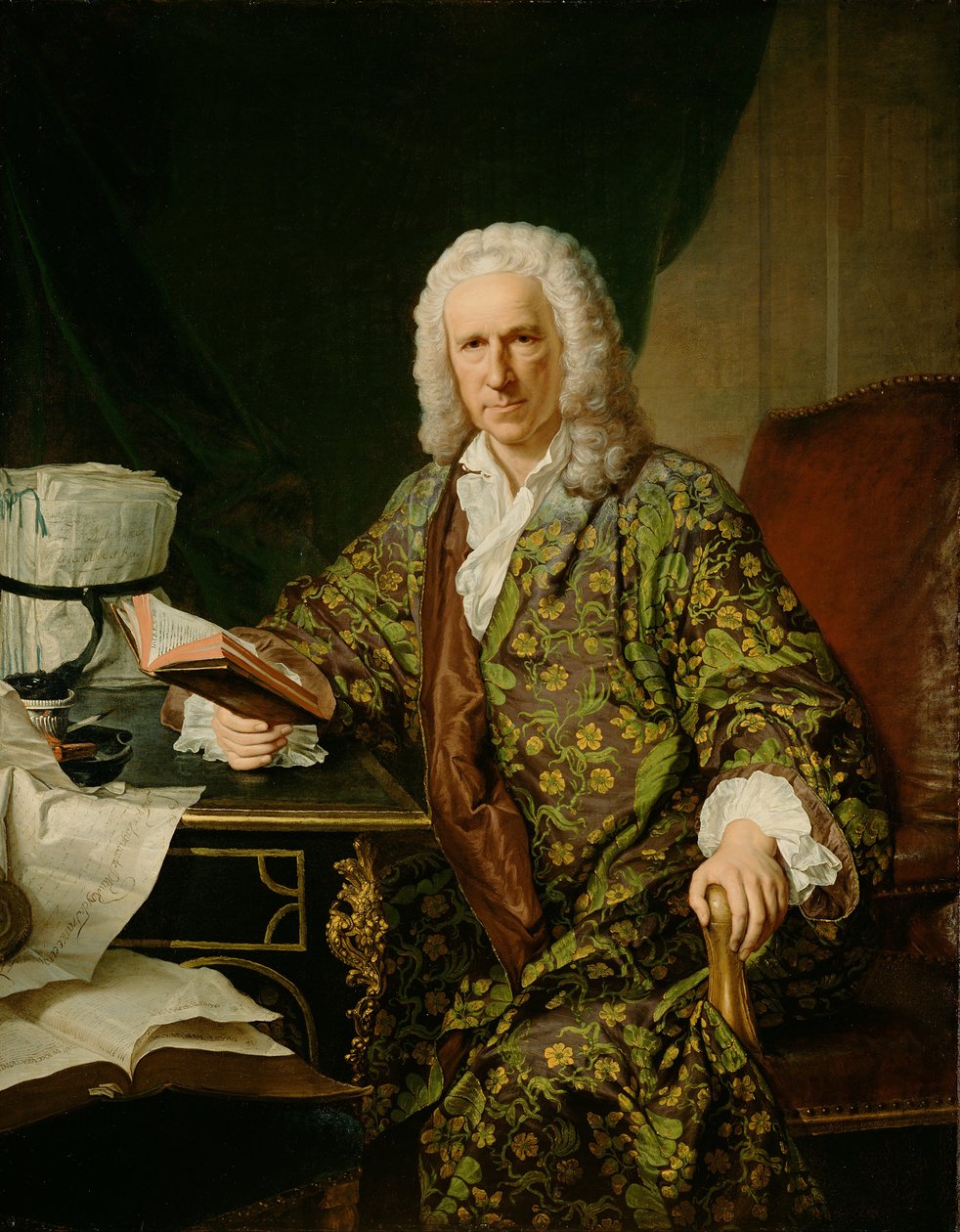 Portret Marca de Villiersa, sekretarza króla autorstwa Jacques Andre Joseph Camelot Aved