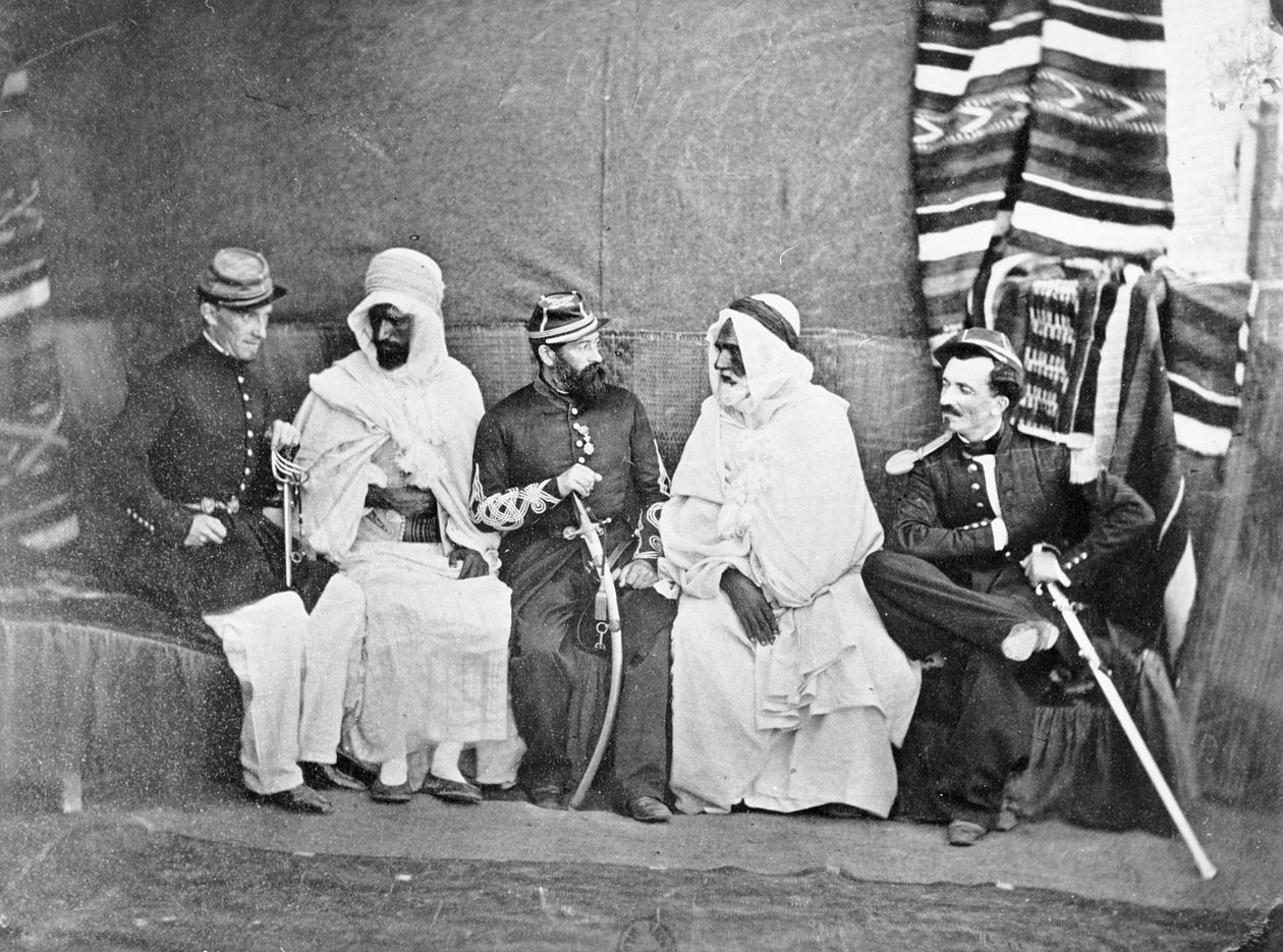 Biuro Arabe Oranu, c.1860-70 autorstwa Jacques Antoine Moulin