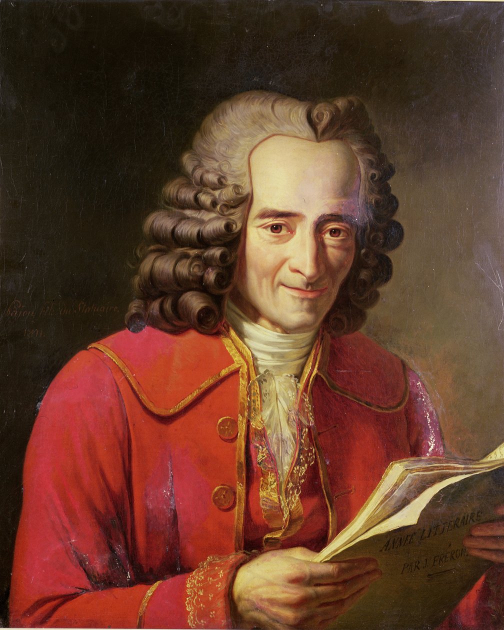Voltaire (1694-1778) czyta „L