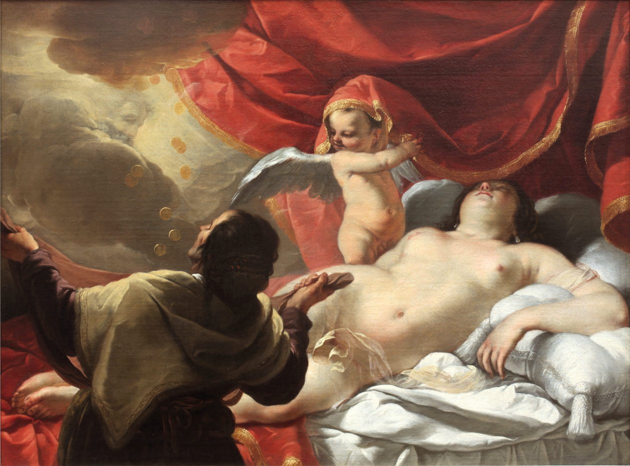 Danae autorstwa Jacques Blanchard