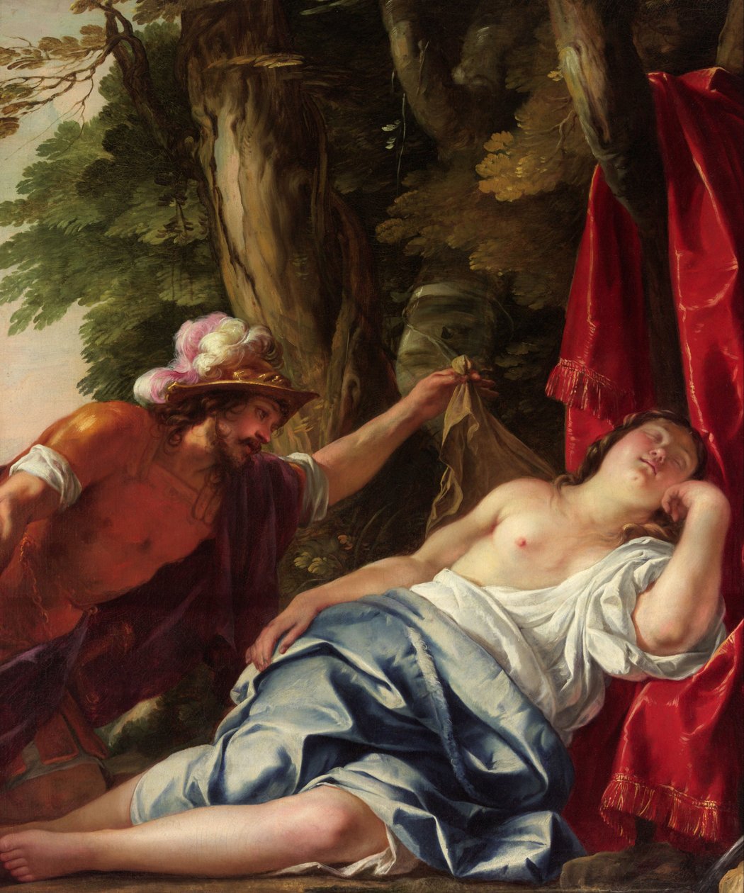 Mars i dziewica westalska autorstwa Jacques Blanchard