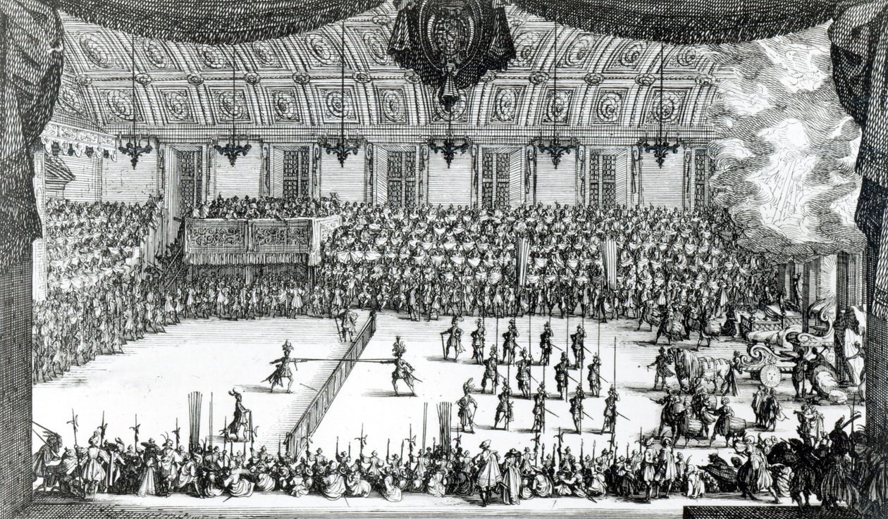 Walka a la Barriere autorstwa Jacques Callot