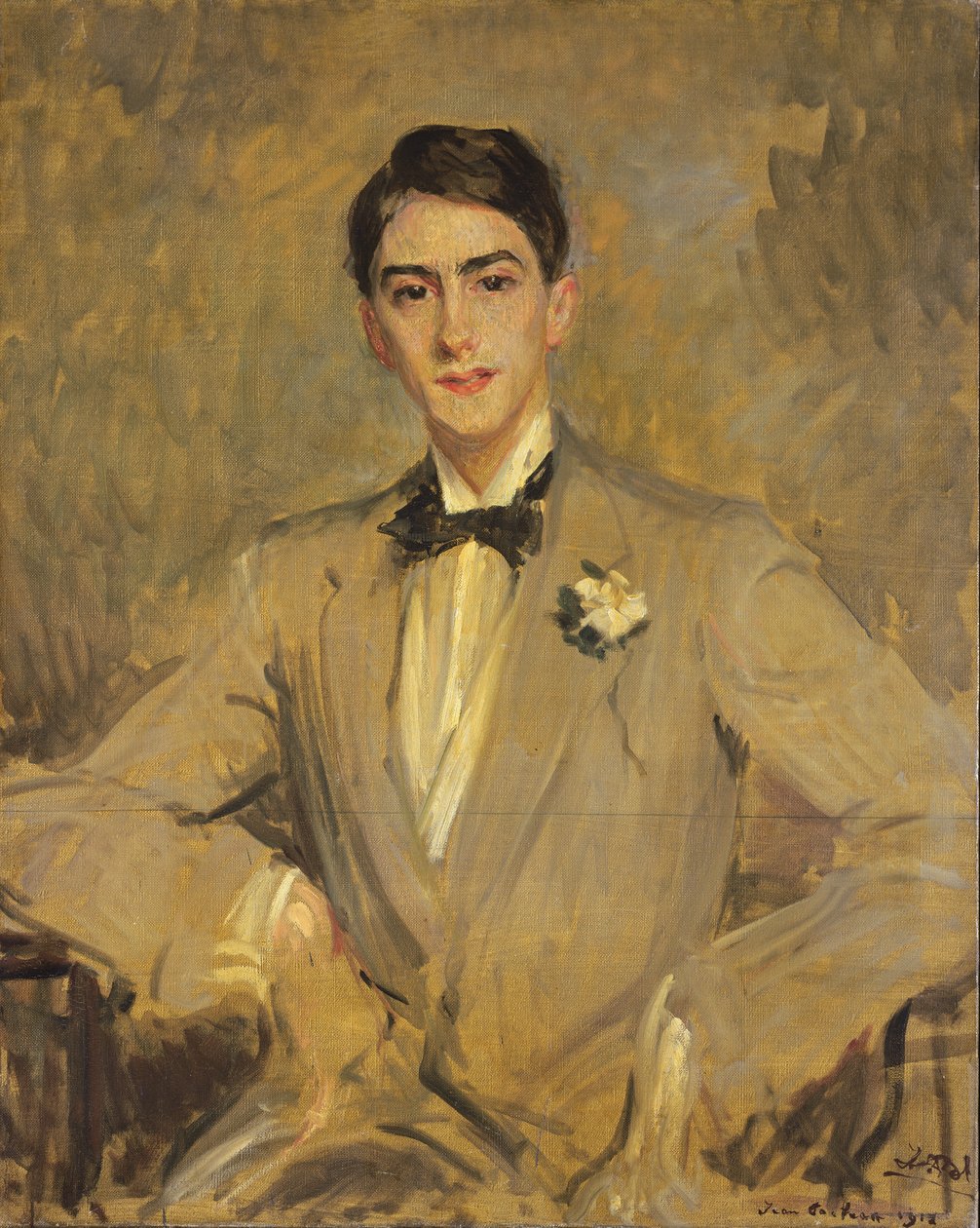Studium do portretu Jeana Cocteau (1889-1963) 1912 autorstwa Jacques Emile Blanche