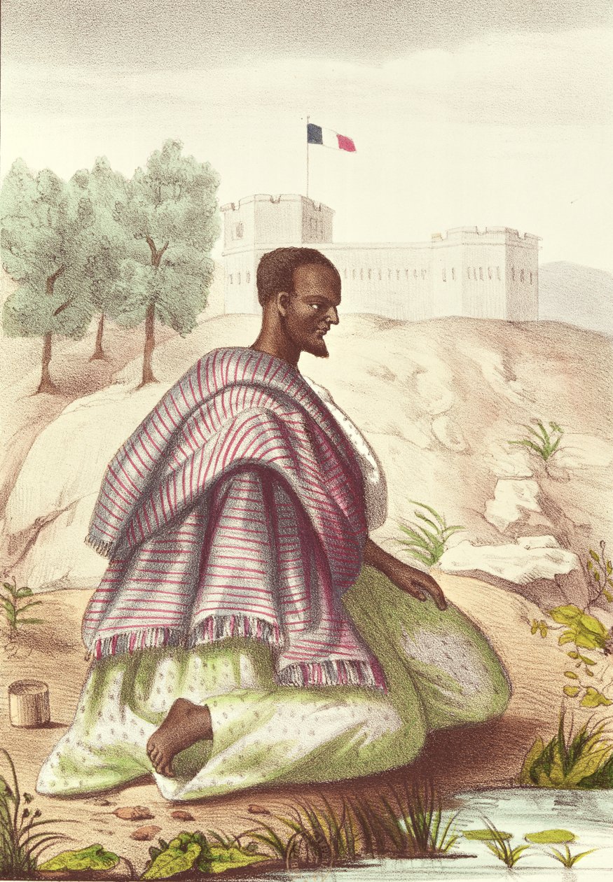 Senegalski Marabout, z „Les Esquisses Senegalaises” Abbe Boilata, 1853 autorstwa Jacques Francois Gauderique Llanta