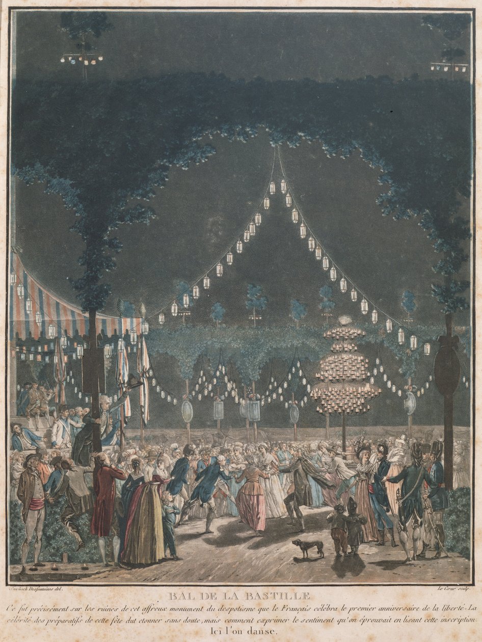 Bal Bastylii autorstwa Jacques Francois Joseph Swebach