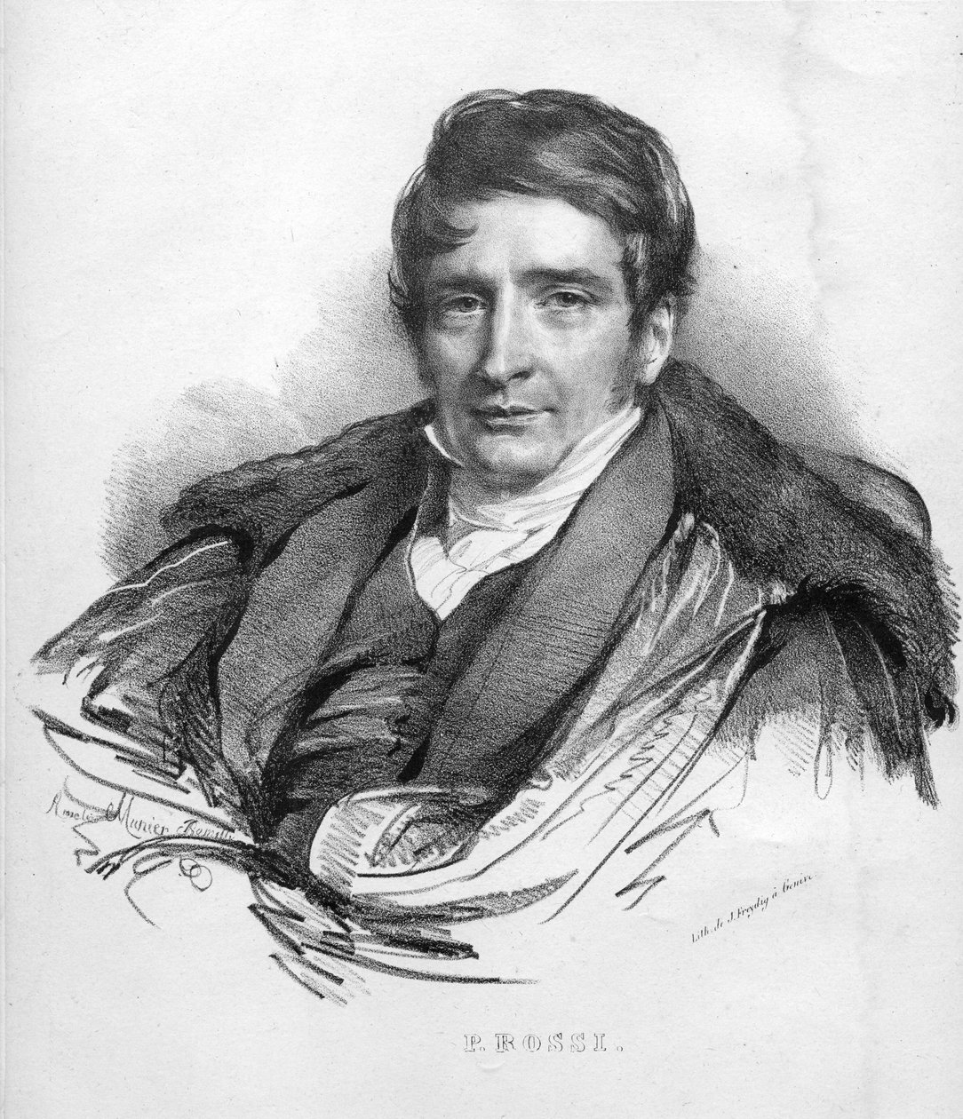 grawerowany portret autorstwa Jacques Freydig d Munier Romilly