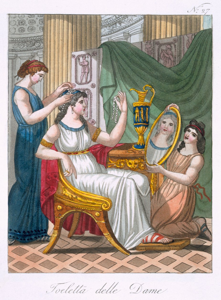 Toaleta damy, ilustracja z „L