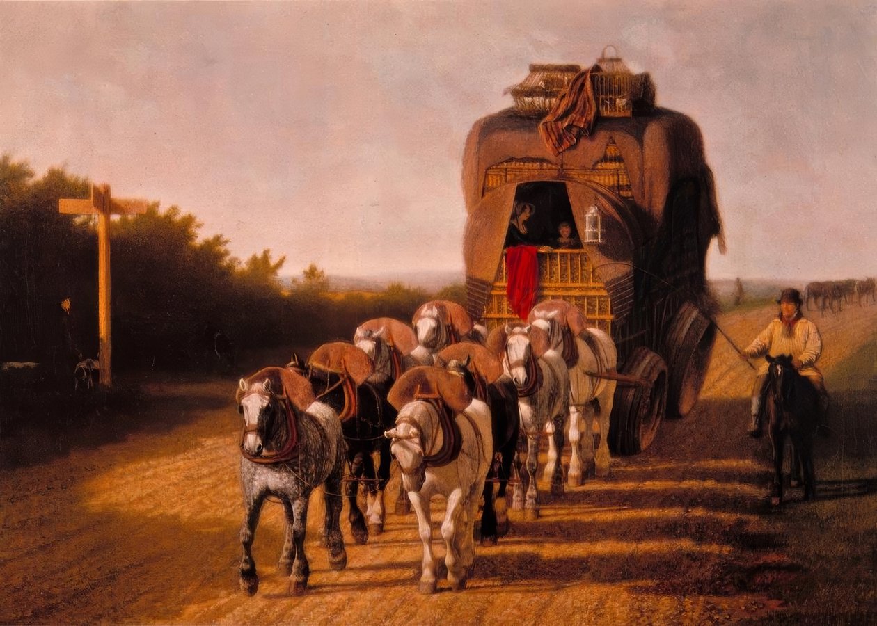 Paczka pocztowa Ludlow autorstwa Jacques Laurent Agasse