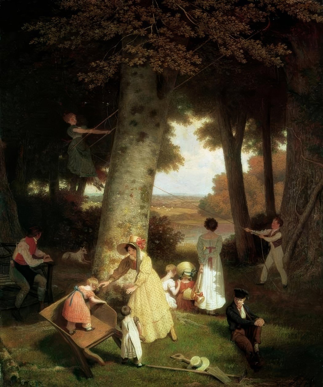 Miejsce gier autorstwa Jacques Laurent Agasse