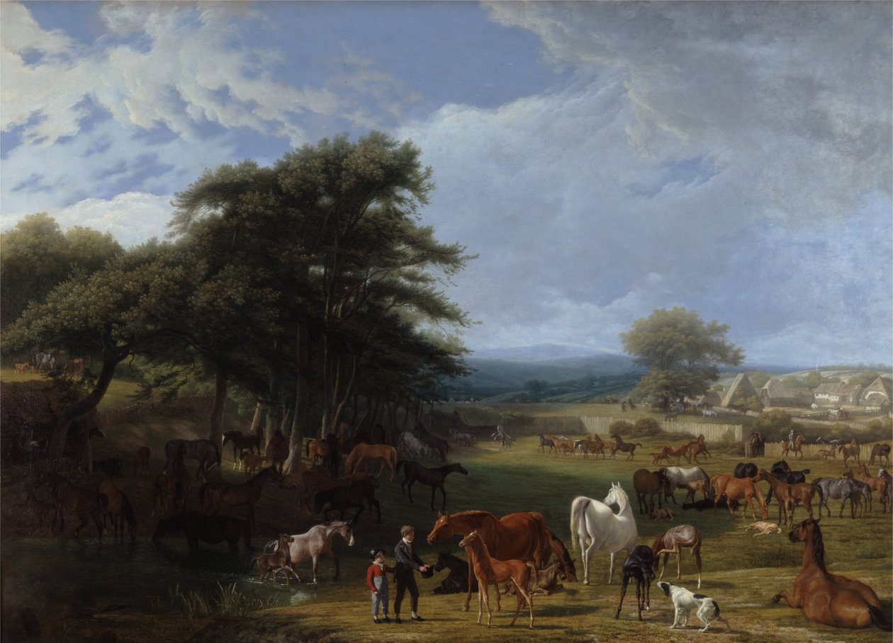 Stadnina Lord Riverss, Stratfield Saye autorstwa Jacques Laurent Agasse
