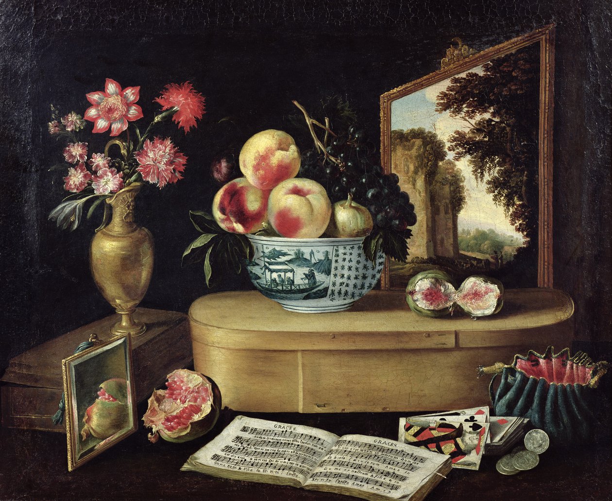 Pięć zmysłów, 1638 autorstwa Jacques Linard