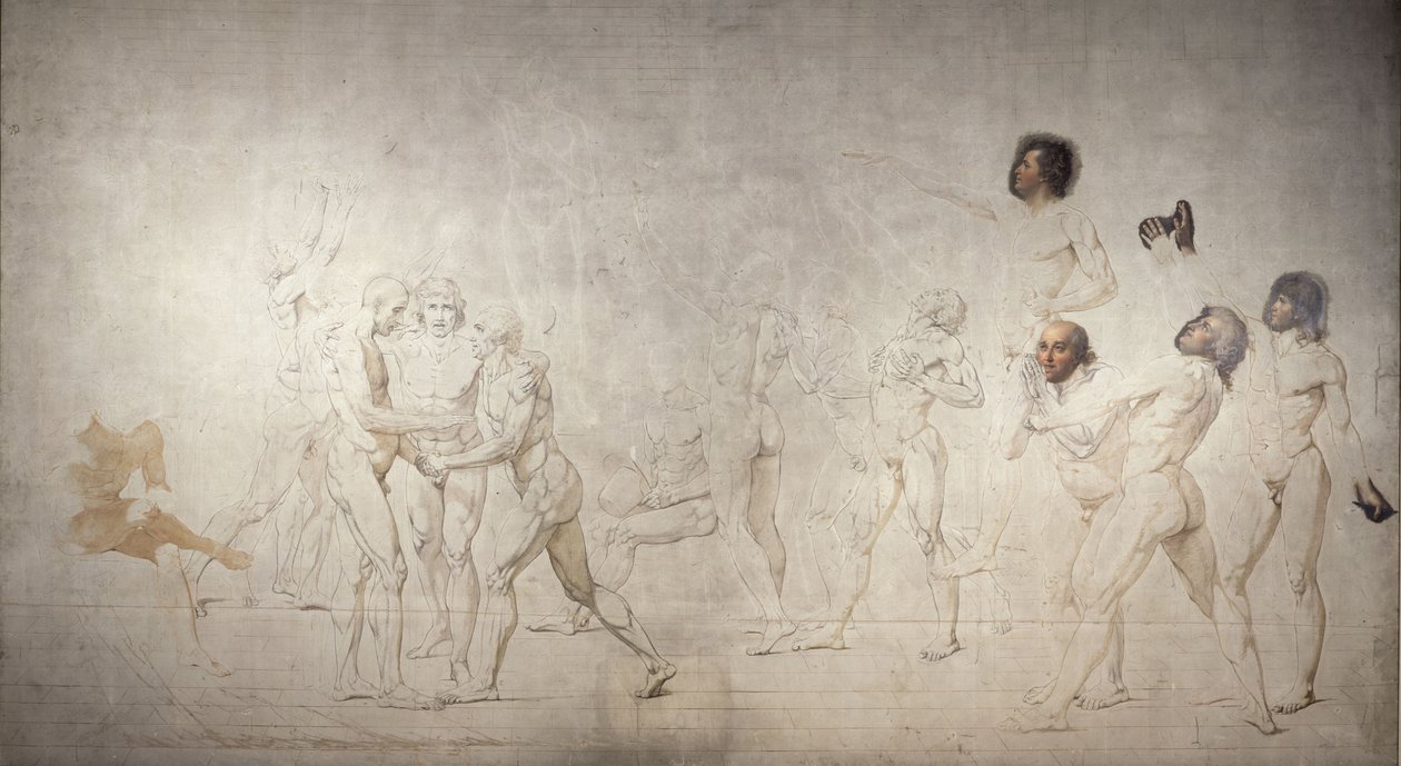 Przysięga Kortu Tenisowego autorstwa Jacques Louis David