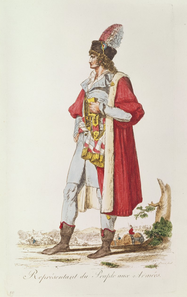 Przedstawiciel Ludowej Armii autorstwa Jacques Louis David