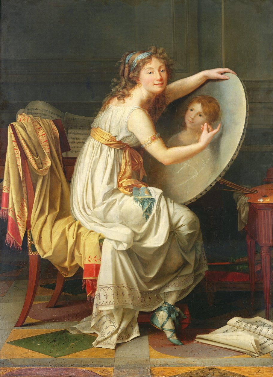 Portret Rose Adelaide Ducreux (1761-1802) autorstwa Jacques Louis David
