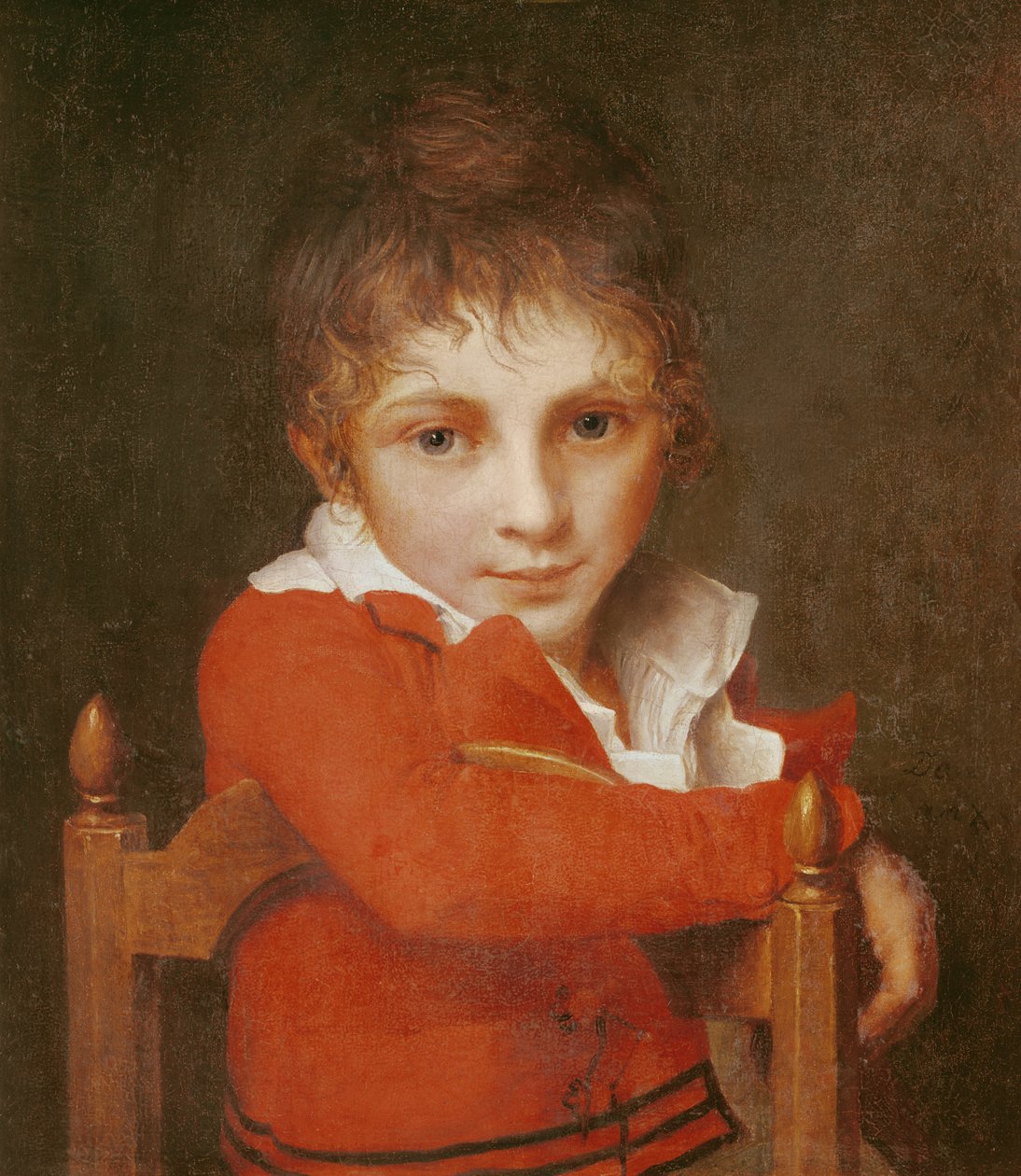 Portret młodego chłopca autorstwa Jacques Louis David