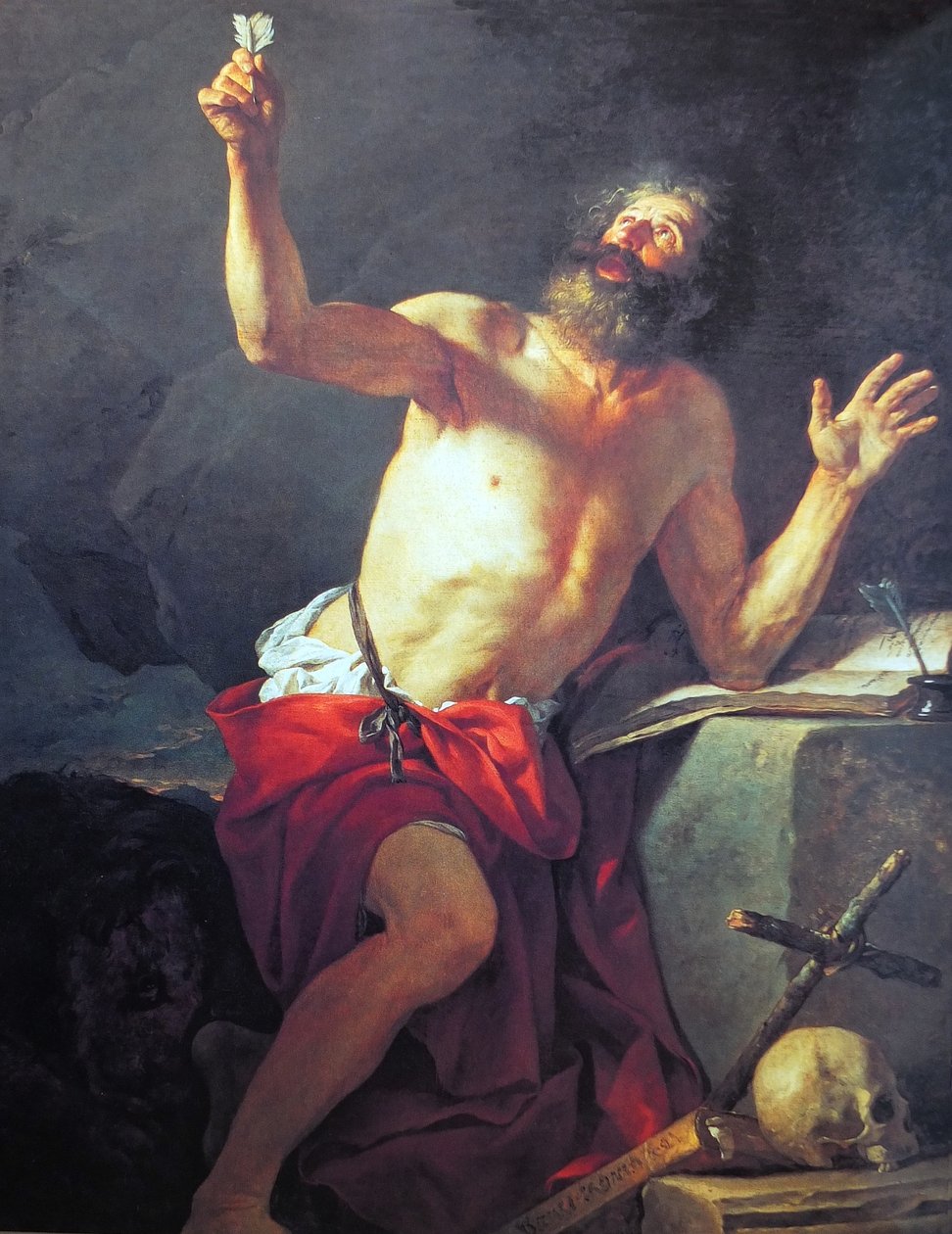 Saint-Jerome autorstwa Jacques Louis David