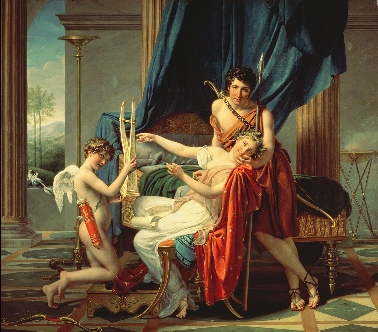 Safona i Faon, 1809 autorstwa Jacques Louis David