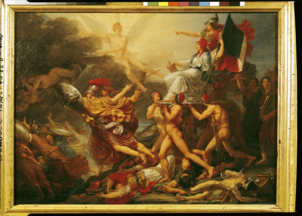Wolność podróżująca po świecie, 1798 autorstwa Jacques Reattu