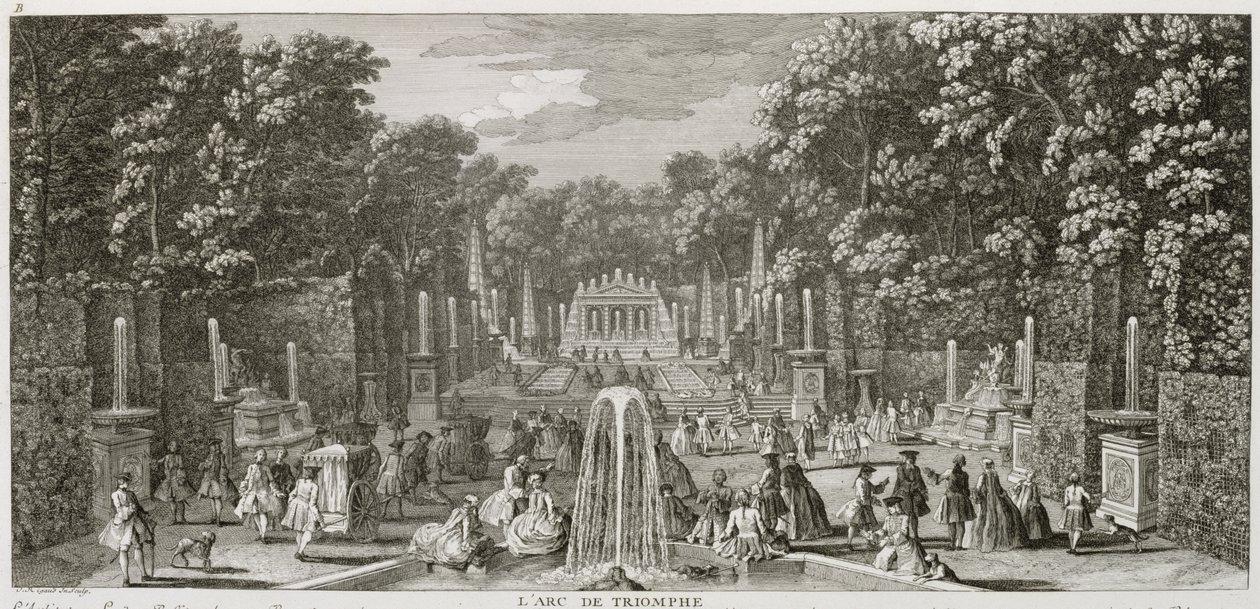 Łuk Triumfalny, Wersal autorstwa Jacques Rigaud