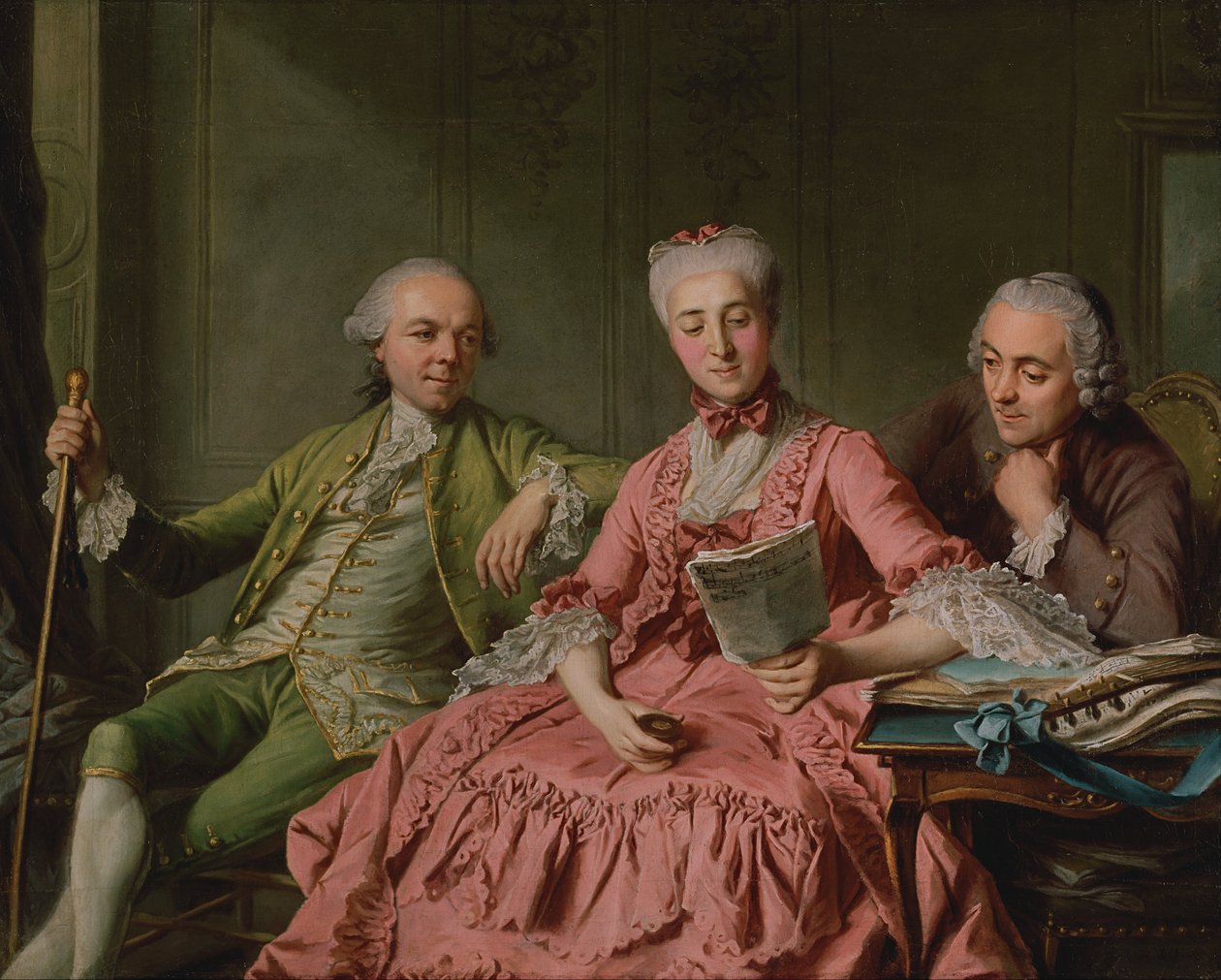 Domniemany portret księcia de Choiseul i dwóch towarzyszy autorstwa Jacques Wilbaut